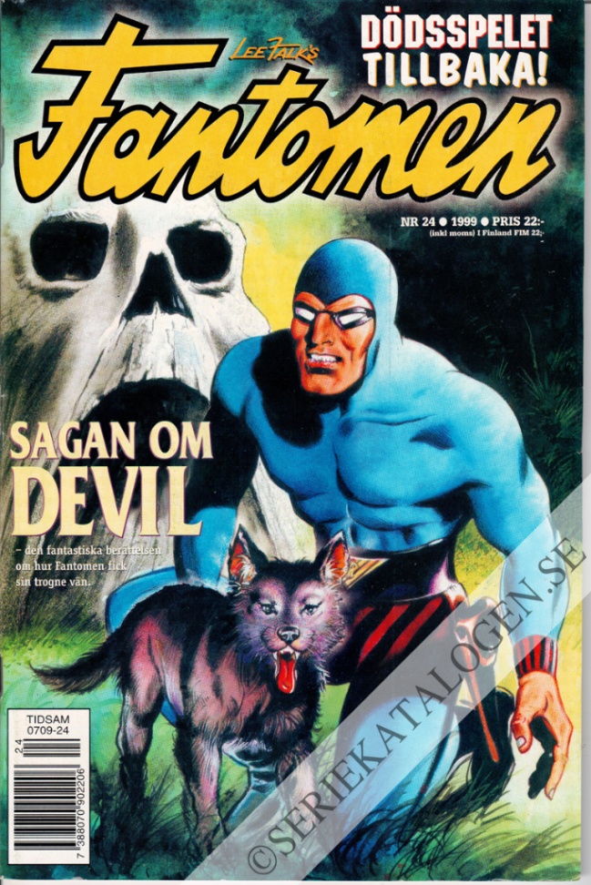 Framsida på Fantomen #24 (1999)