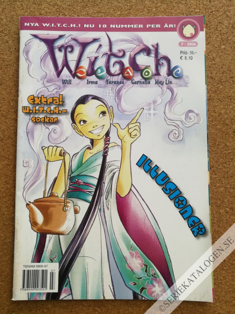 Framsida på W.i.t.c.h. #7 - Illusioner (2006)