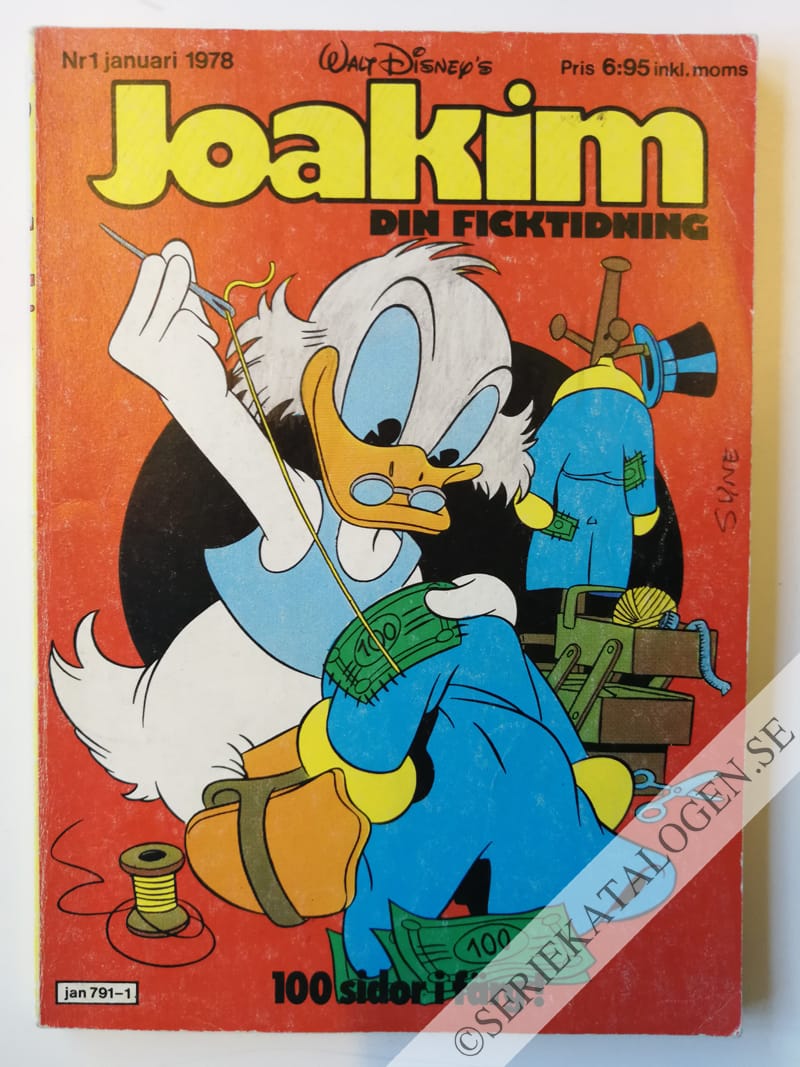 Framsida på Joakim #1 (1978)