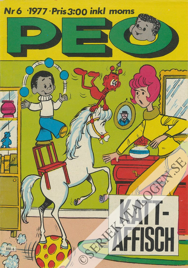 Framsida på Peo #6 (1977)