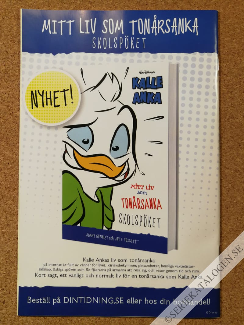 Baksida på Kalle Anka & C:o skollov presenterar: Vårkänslor (2021)