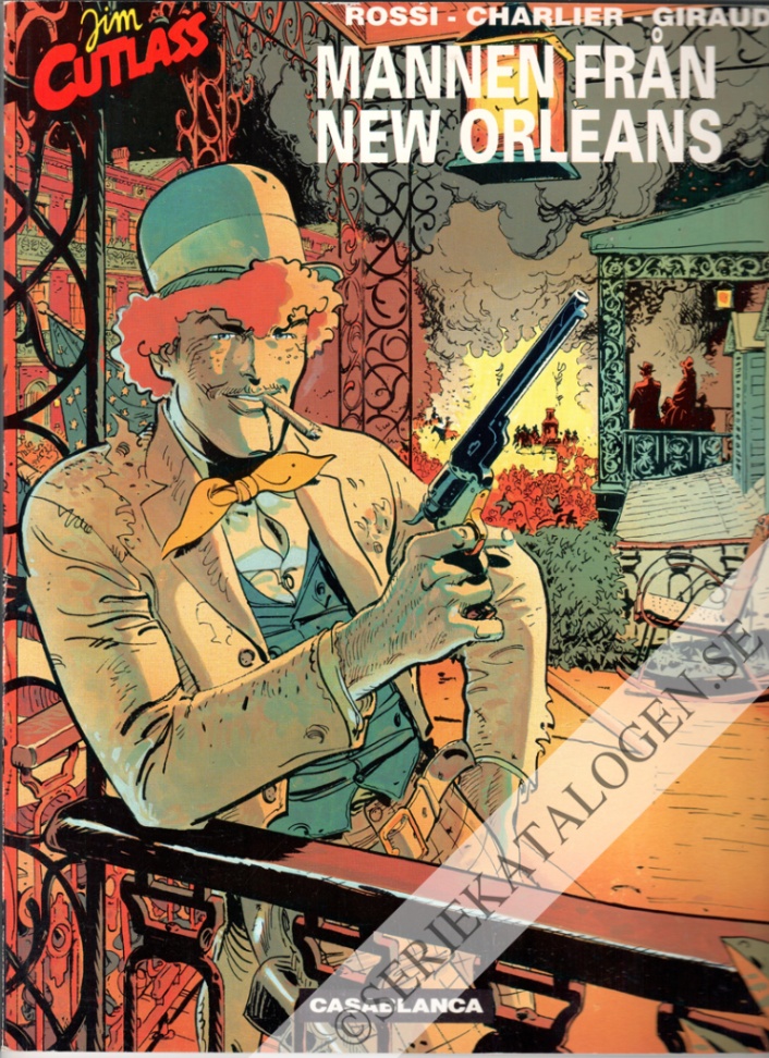 Framsida på Jim Cutlass Mannen från New Orleans (1992)