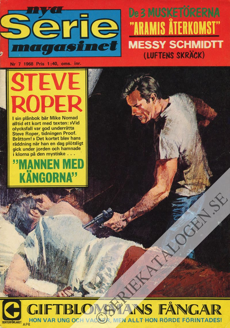 Framsida på Seriemagasinet #7 (1968)