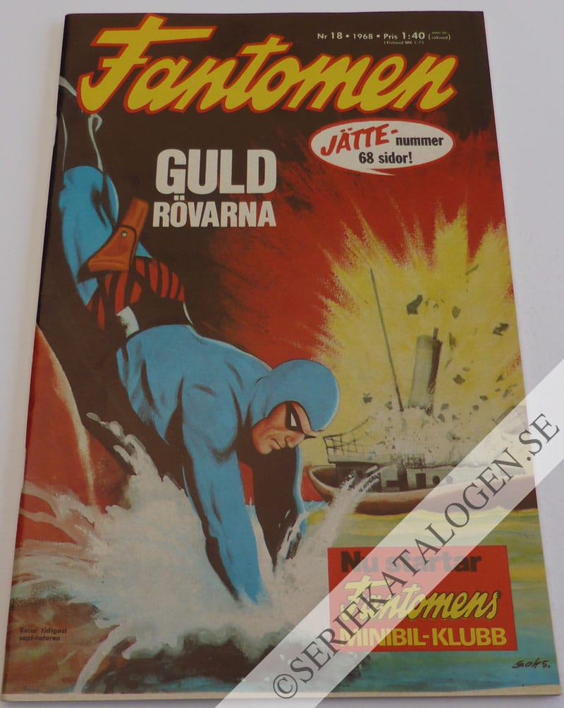 Framsida på Fantomen #18 (1968)