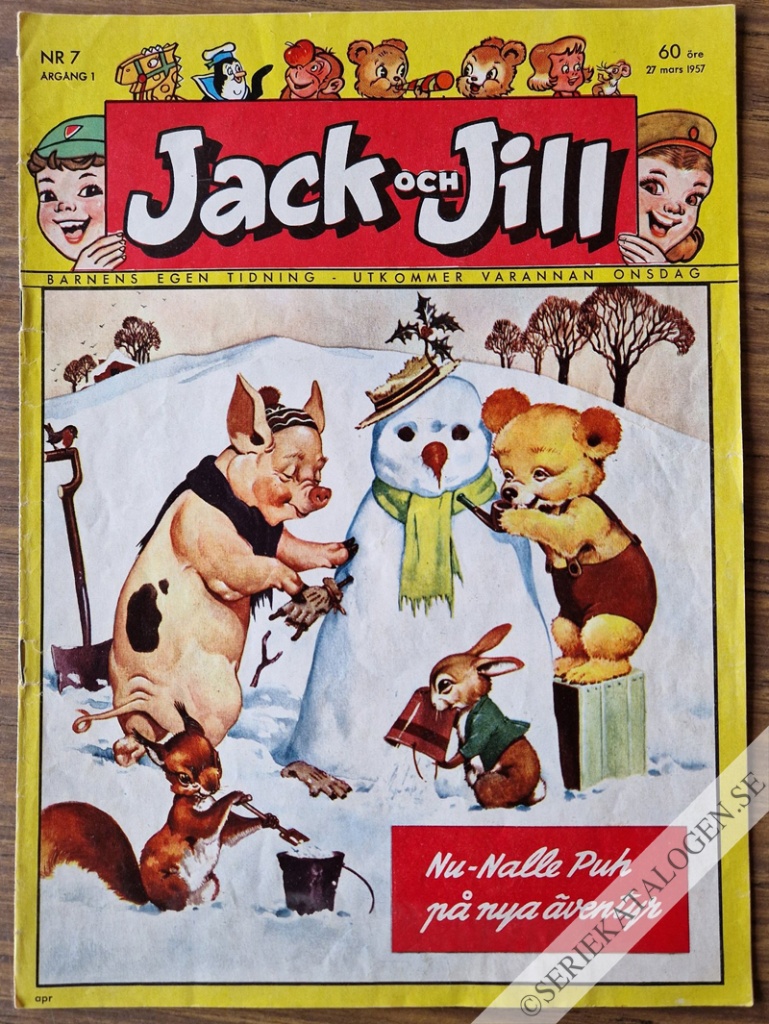 Framsida på Jack och Jill #7 (1957)