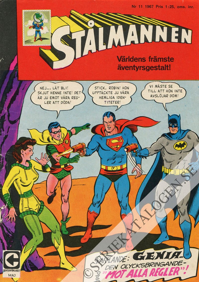 Framsida på Stålmannen #11 (1967)