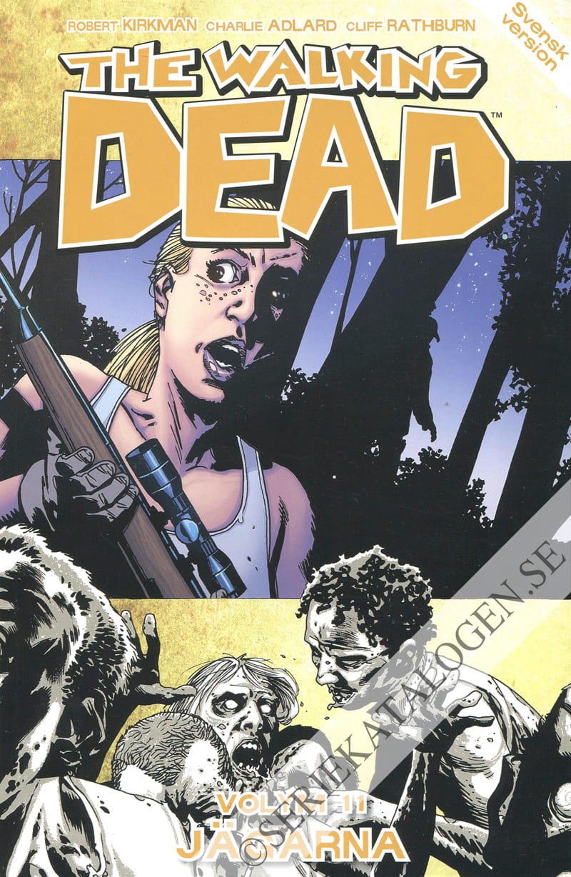 Framsida på The walking dead Jägarna (2014)