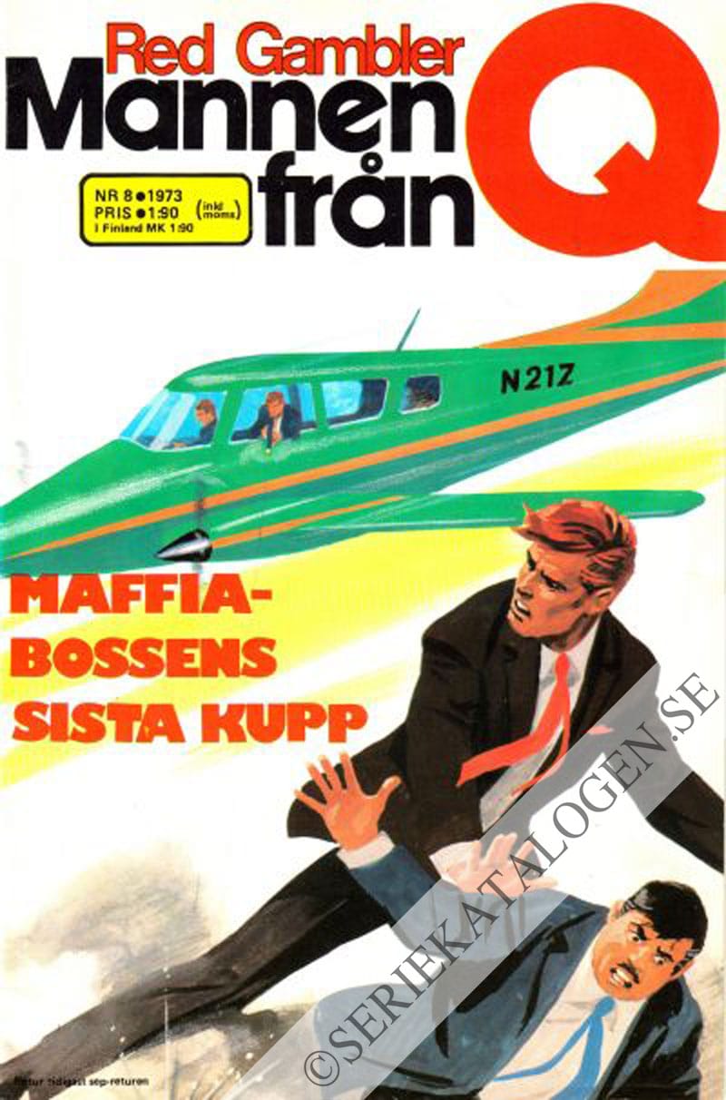 Framsida på Red Gambler - Mannen från Q #8 (1973)