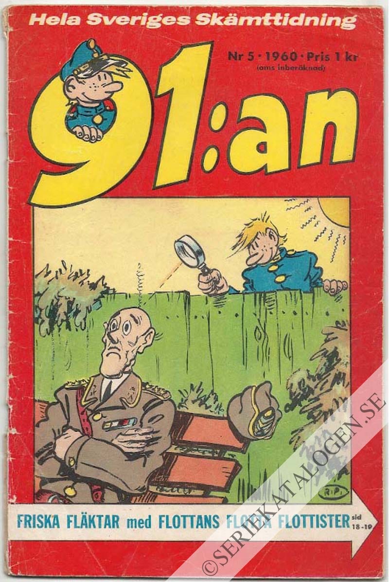Framsida på 91:an #5 (1960)
