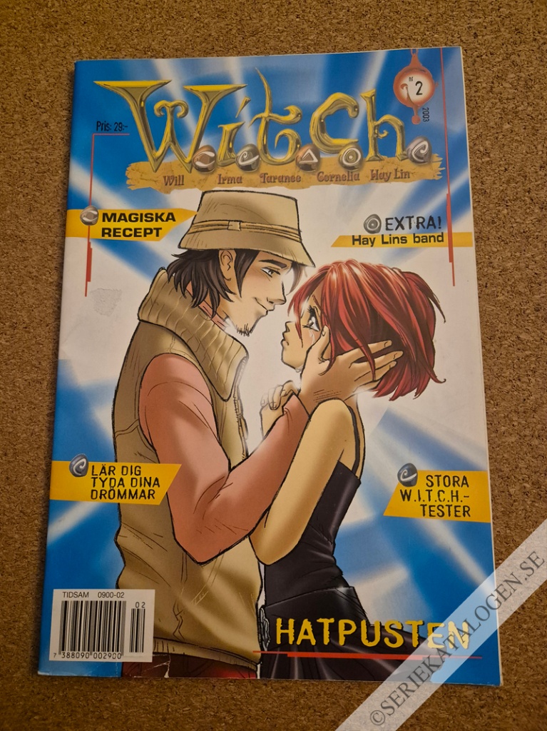 Framsida på W.i.t.c.h. #2 - Hatpusten (2003)