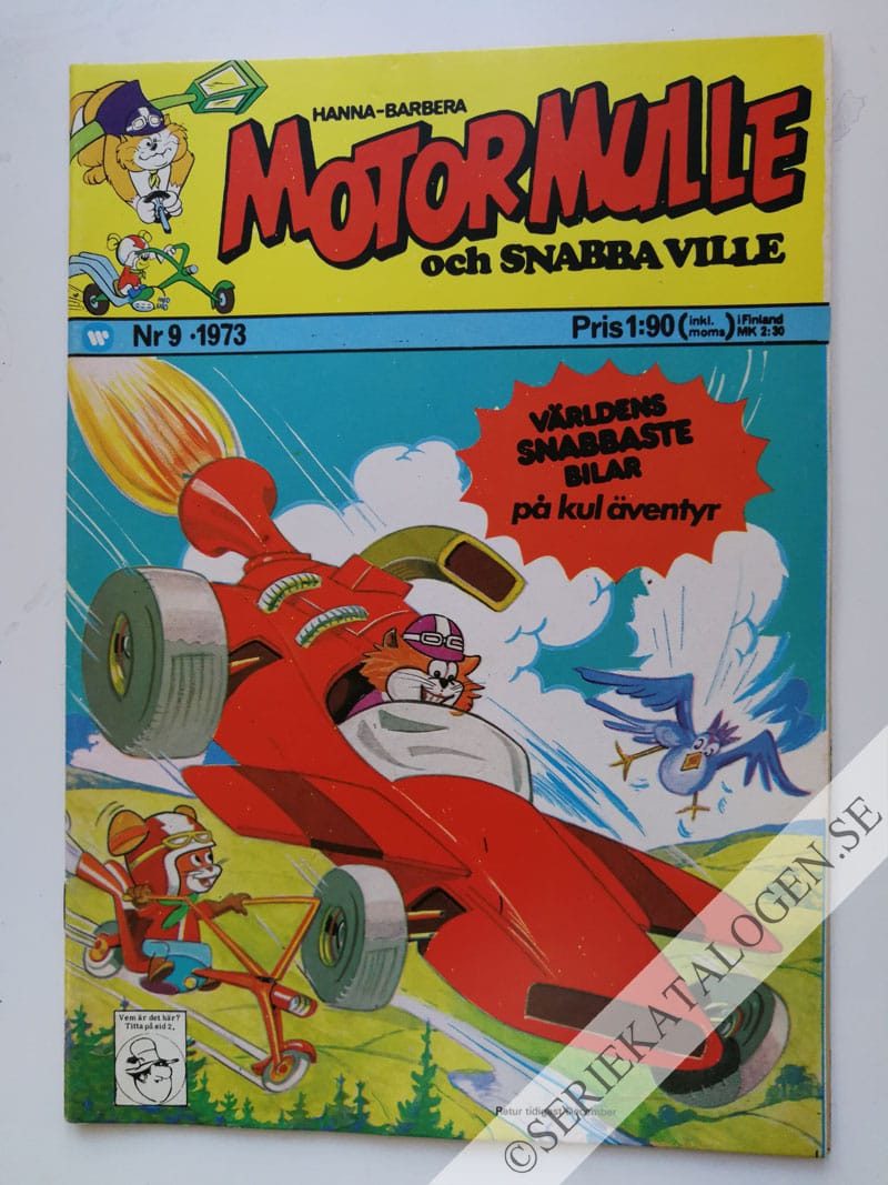 Framsida på Motormulle och Snabba Ville #9 (1973)