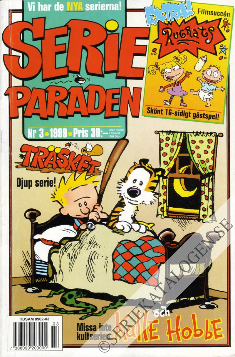 Framsida på Serie-paraden #3 (1999)
