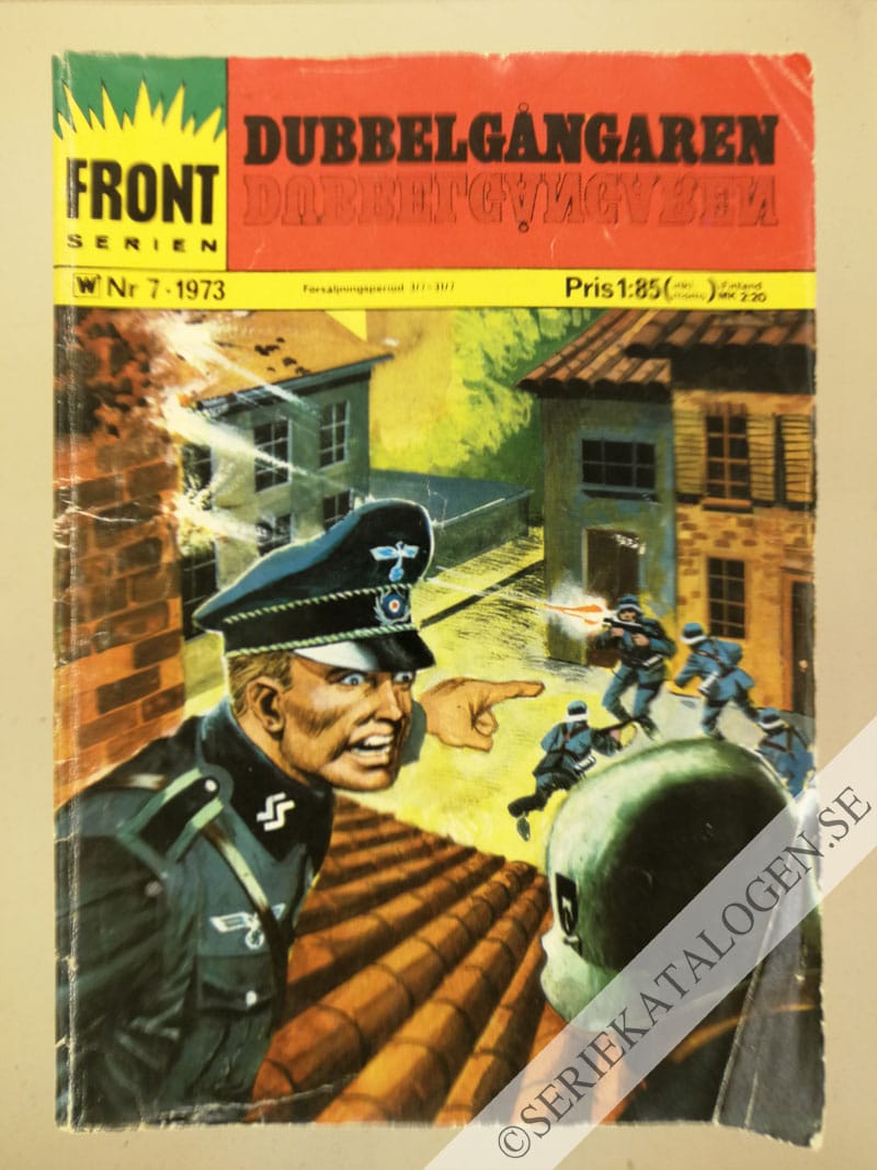 Framsida på Frontserien #7 - Dubbelgångaren (1973)