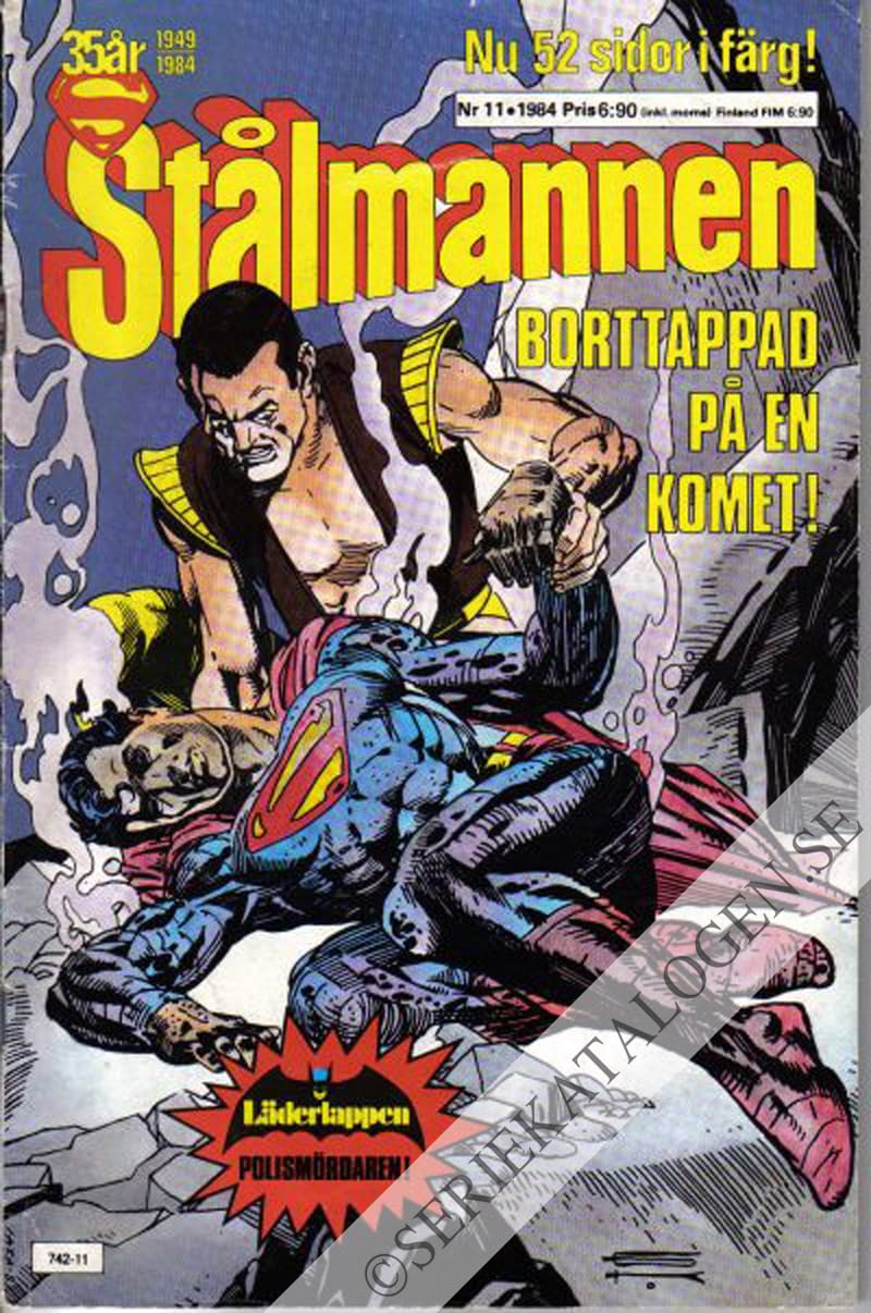 Framsida på Stålmannen #11 (1984)