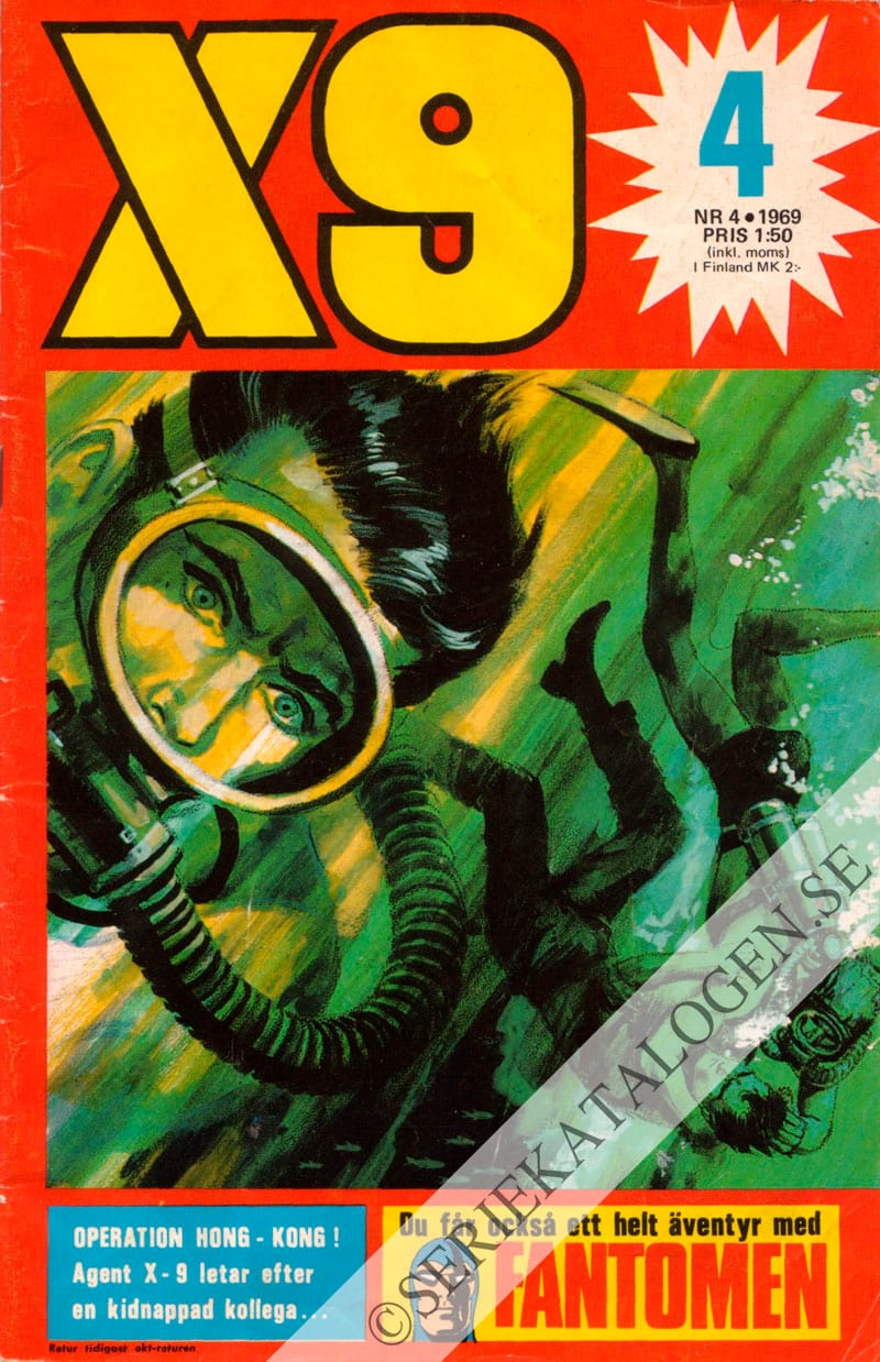 Framsida på X9 #4 (1969)