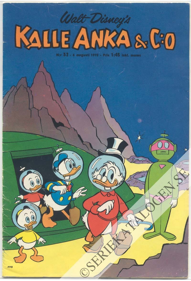 Framsida på Kalle Anka & C:o #32 (1970)