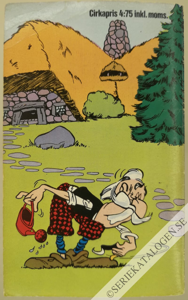 Baksida på Asterix och Britterna (1973)