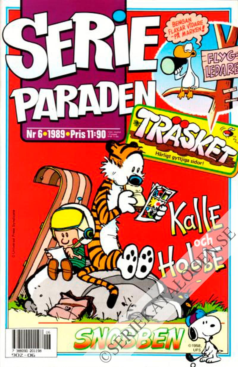 Framsida på Serie-paraden #6 (1989)