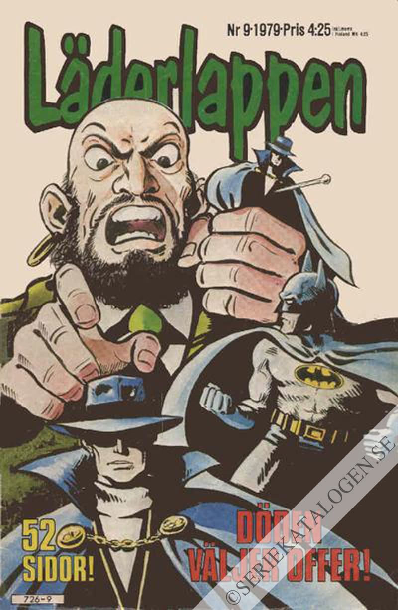 Framsida på Läderlappen och Robin #9 (1979)