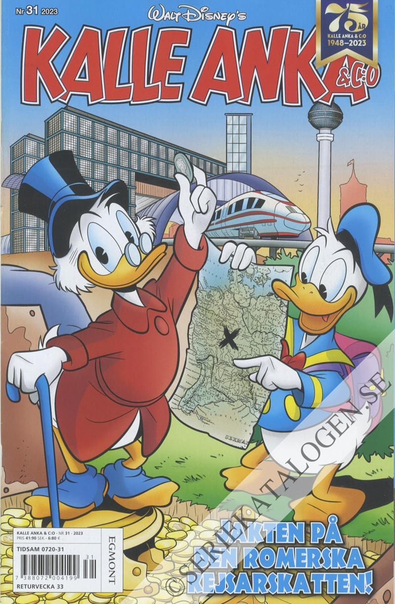 Framsida på Kalle Anka & C:o #31 (2023)