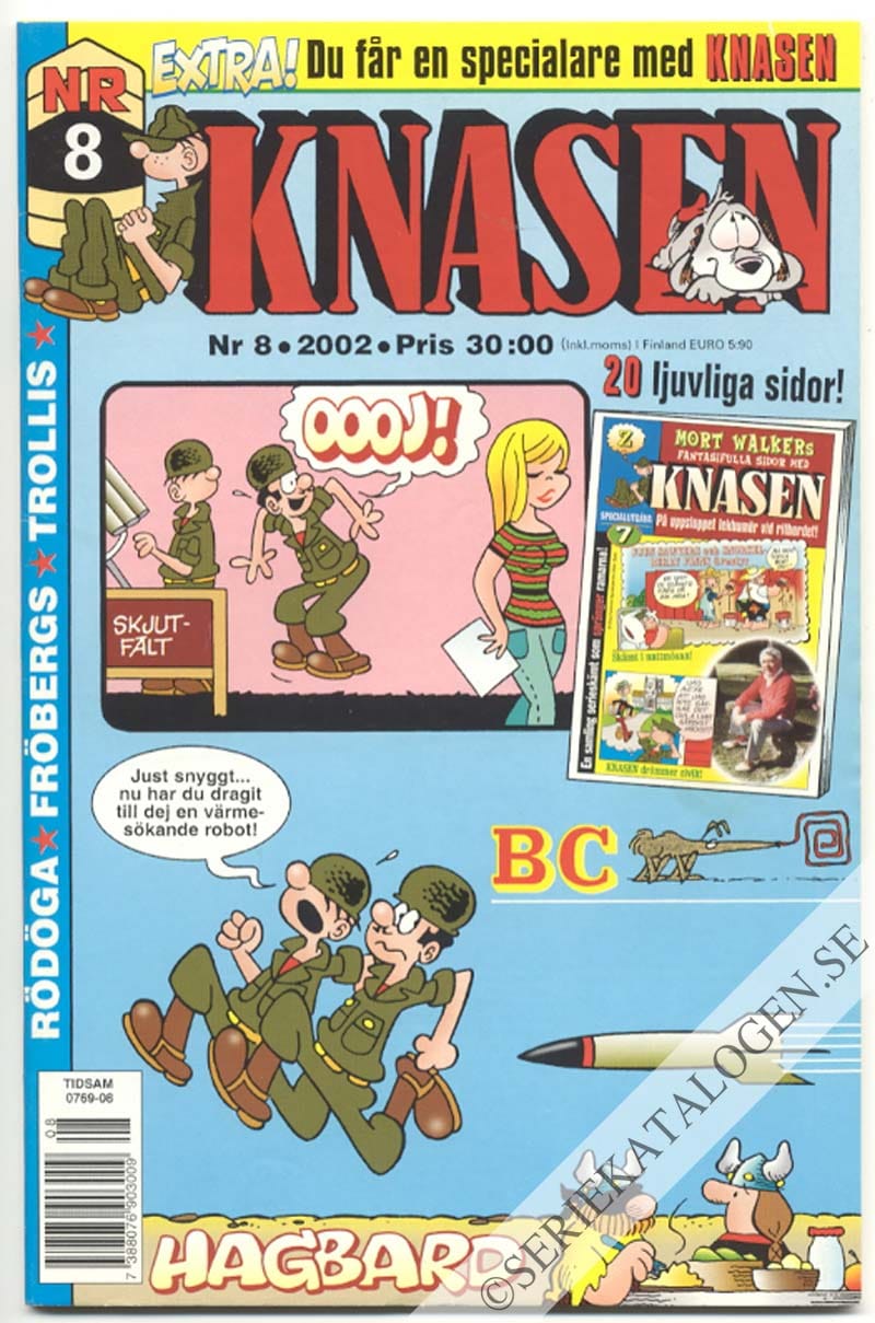 Framsida på Knasen #8 (2002)