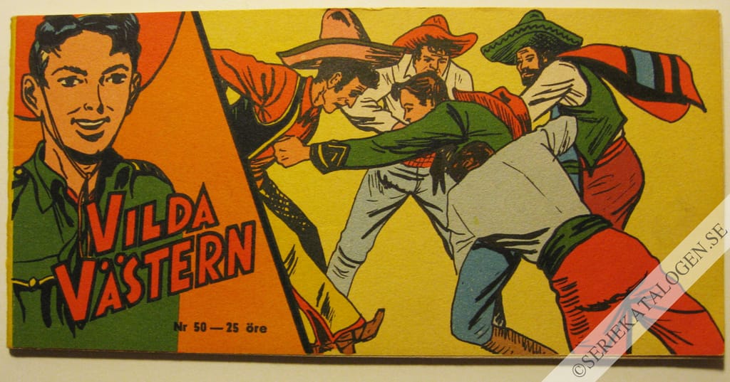 Framsida på Vilda Västern #50 (1955)