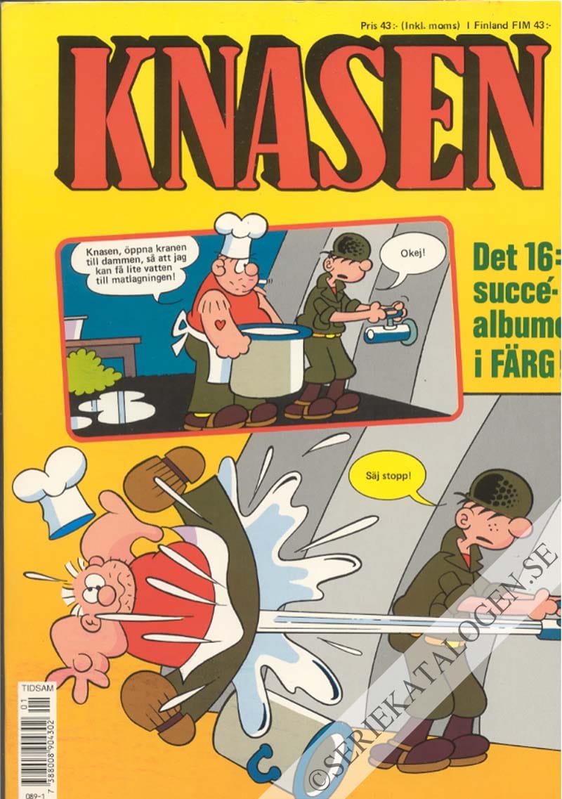 Framsida på Knasen Det 16:e succéalbumet i färg (1992)
