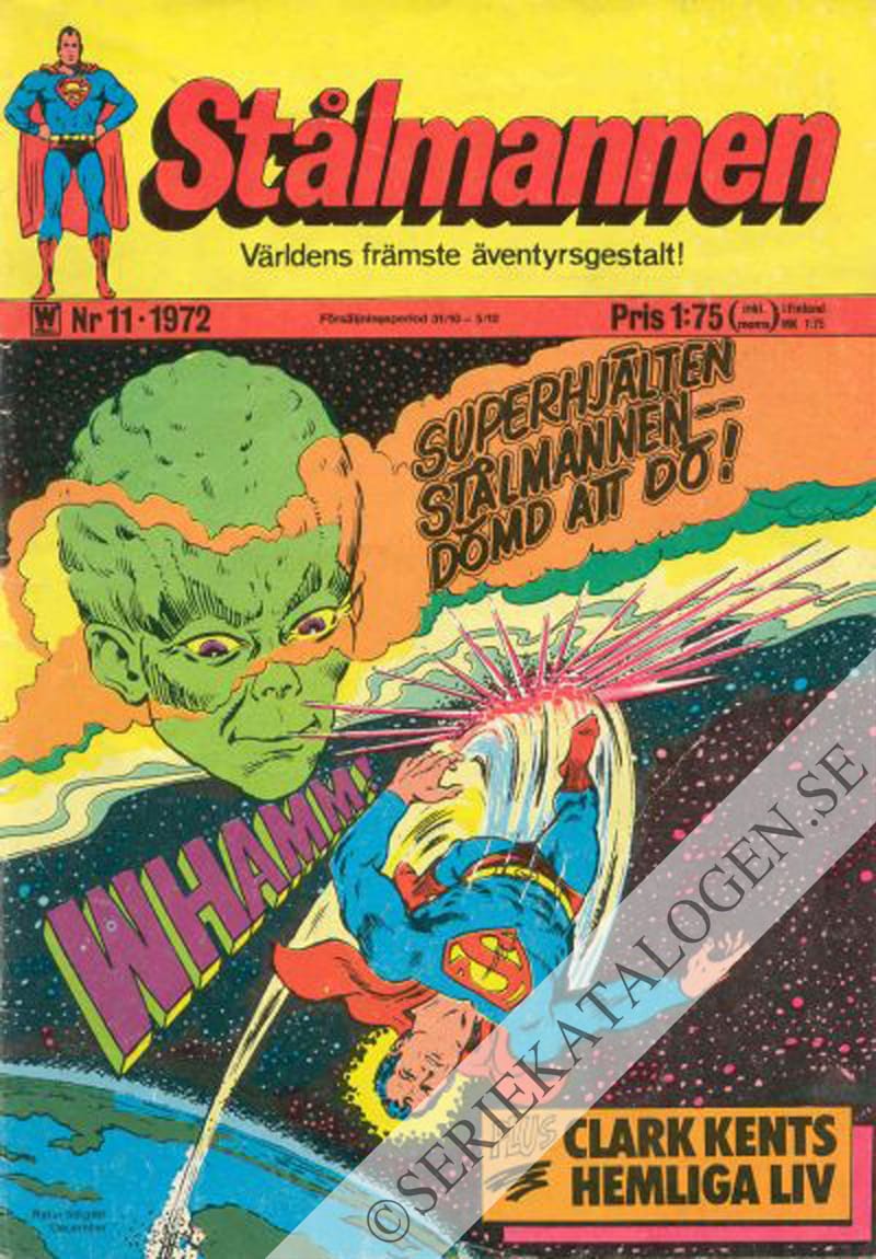 Framsida på Stålmannen #11 (1972)