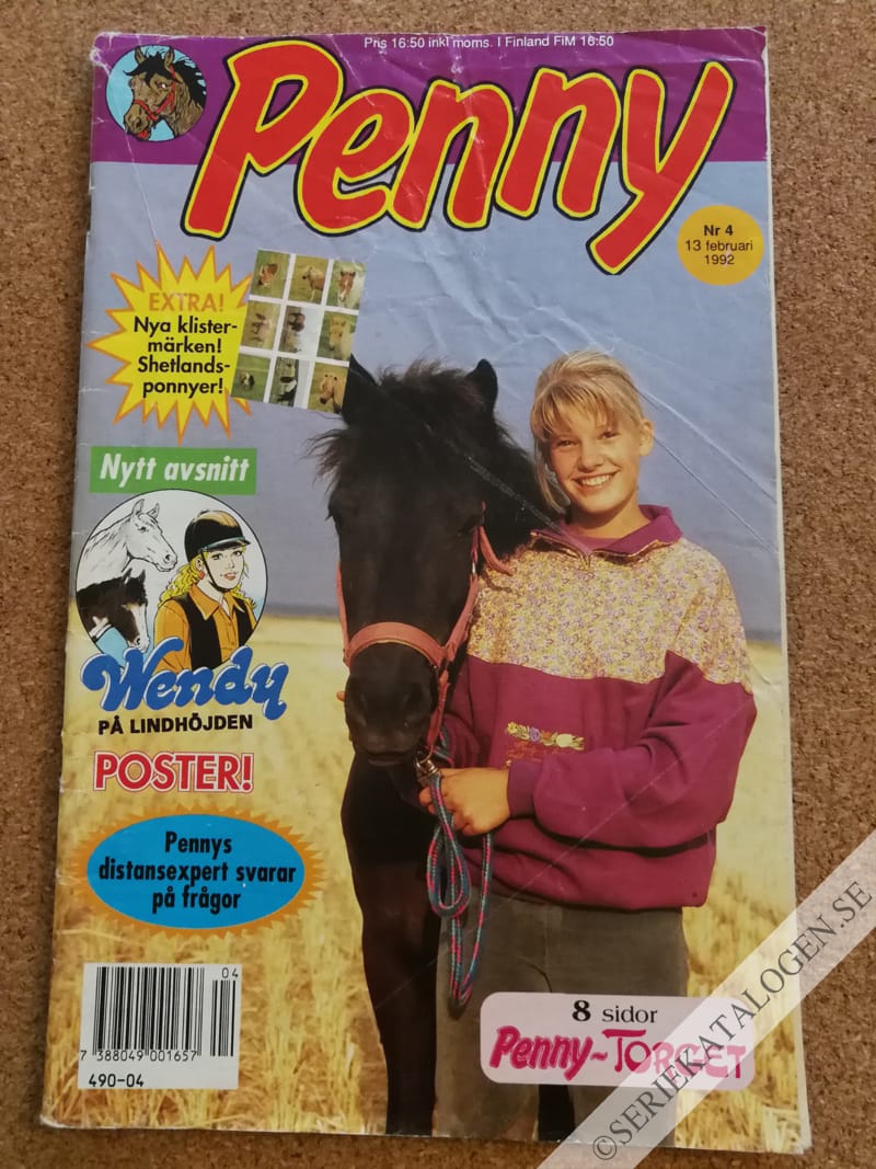 Framsida på Penny #4 (1992)