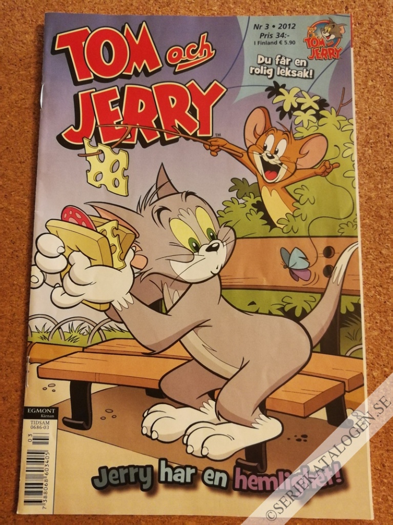 Framsida på Tom & Jerry #3 (2012)