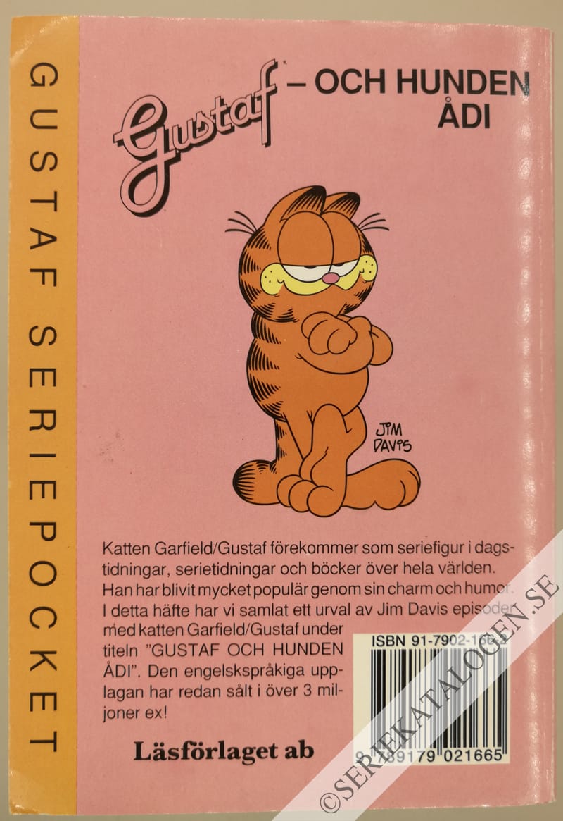 Baksida på Gustaf och hunden Ådi (1991)