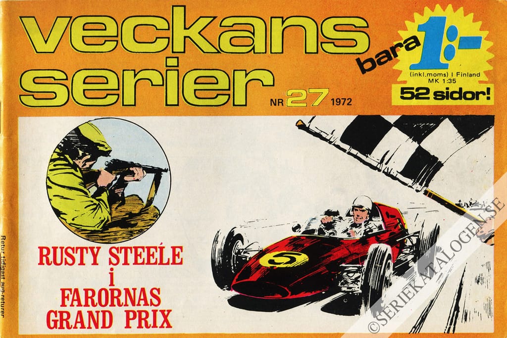 Framsida på Veckans serier #27 (1972)