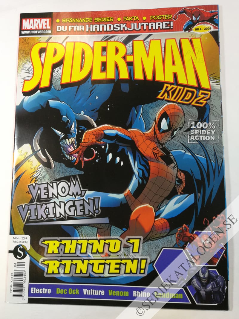 Framsida på Spider-Man Kidz #4 (2009)