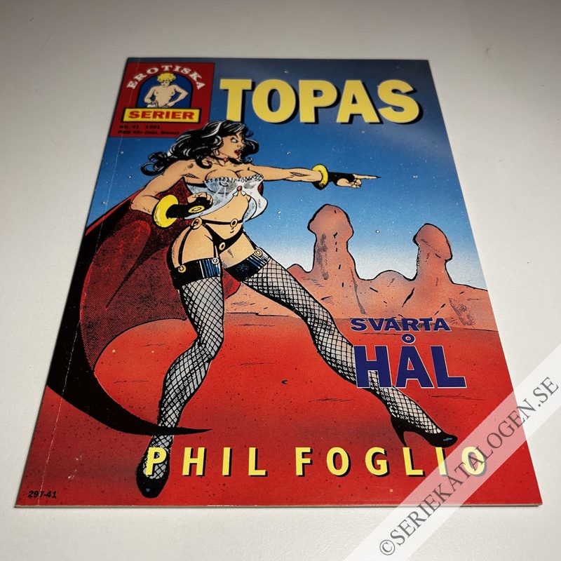 Framsida på Topas Svarta hål (1991)