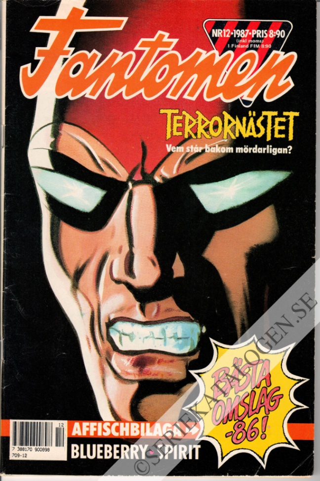 Framsida på Fantomen #12 (1987)