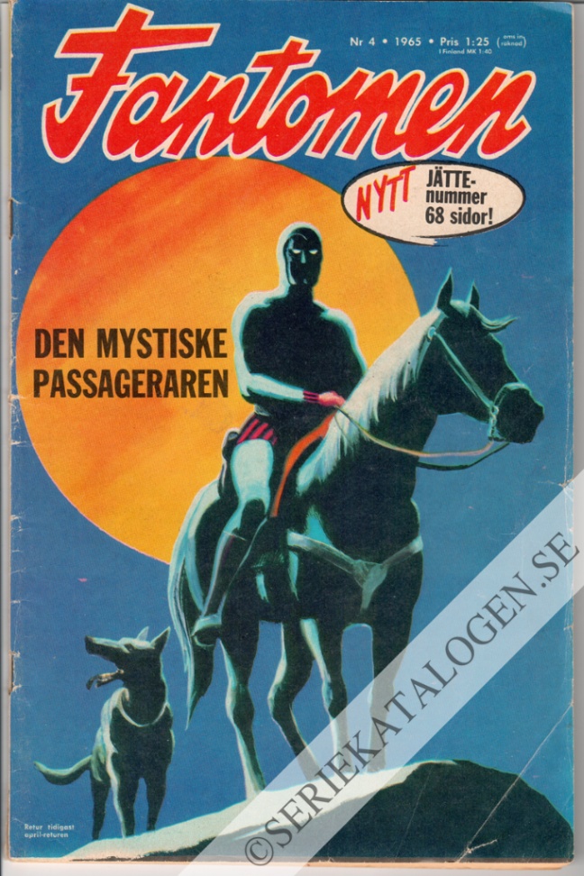 Framsida på Fantomen #4 (1965)