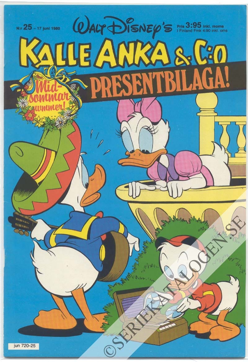 Framsida på Kalle Anka & C:o #25 (1980)