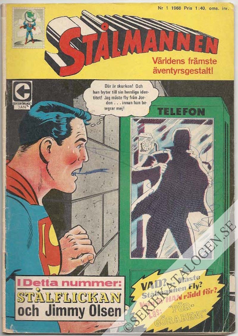 Framsida på Stålmannen #1 (1968)