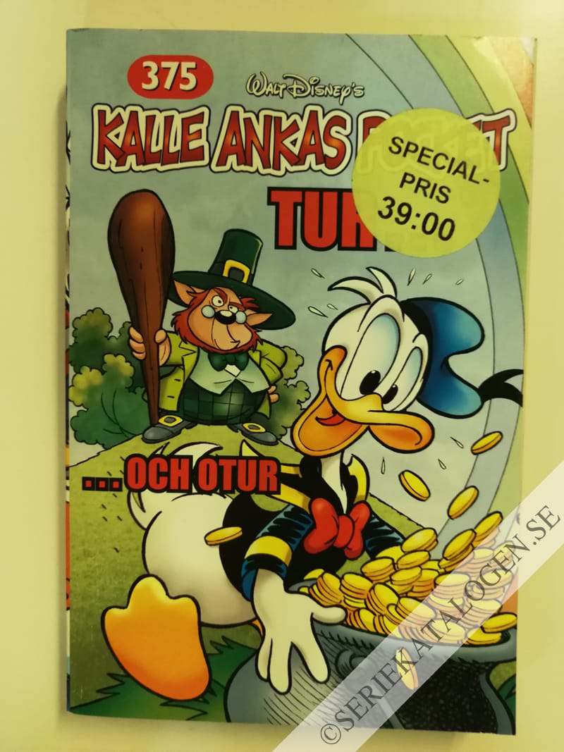 Framsida på Kalle Ankas pocket #375 - Tur... och otur (2010)