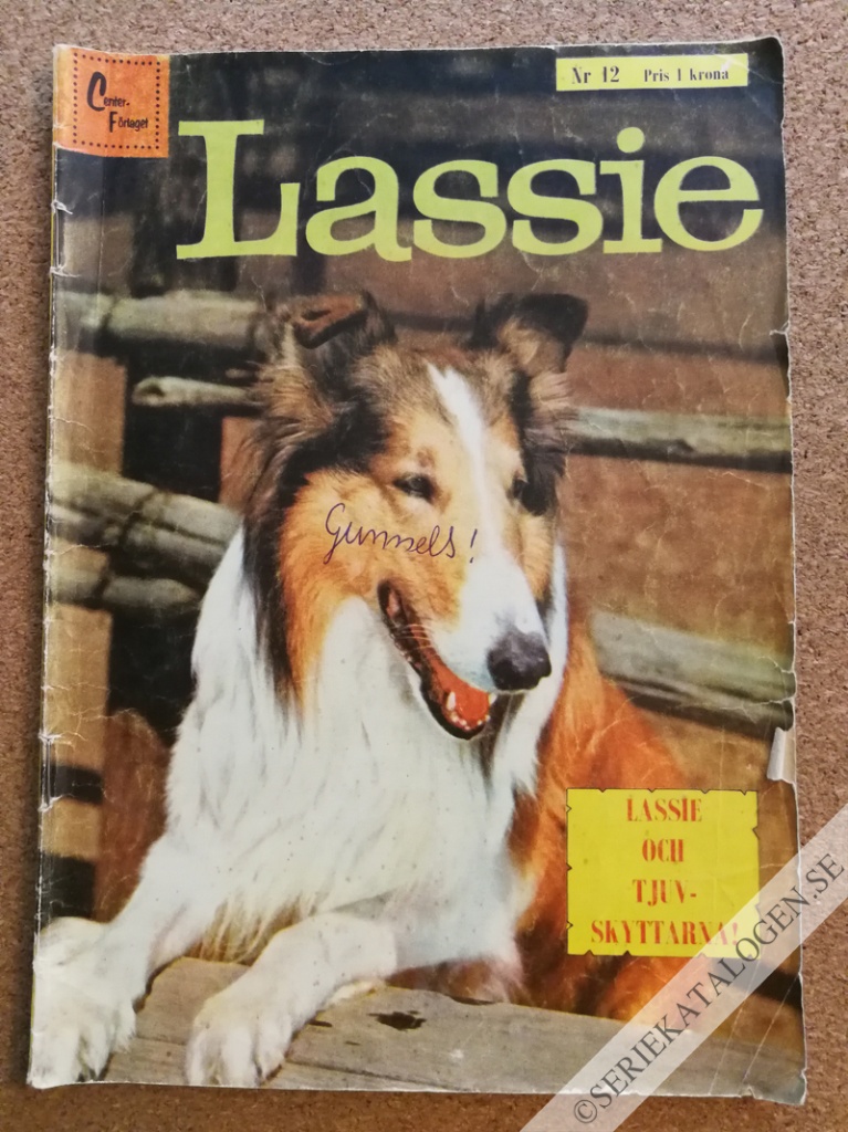 Framsida på Lassie #12 (1959)