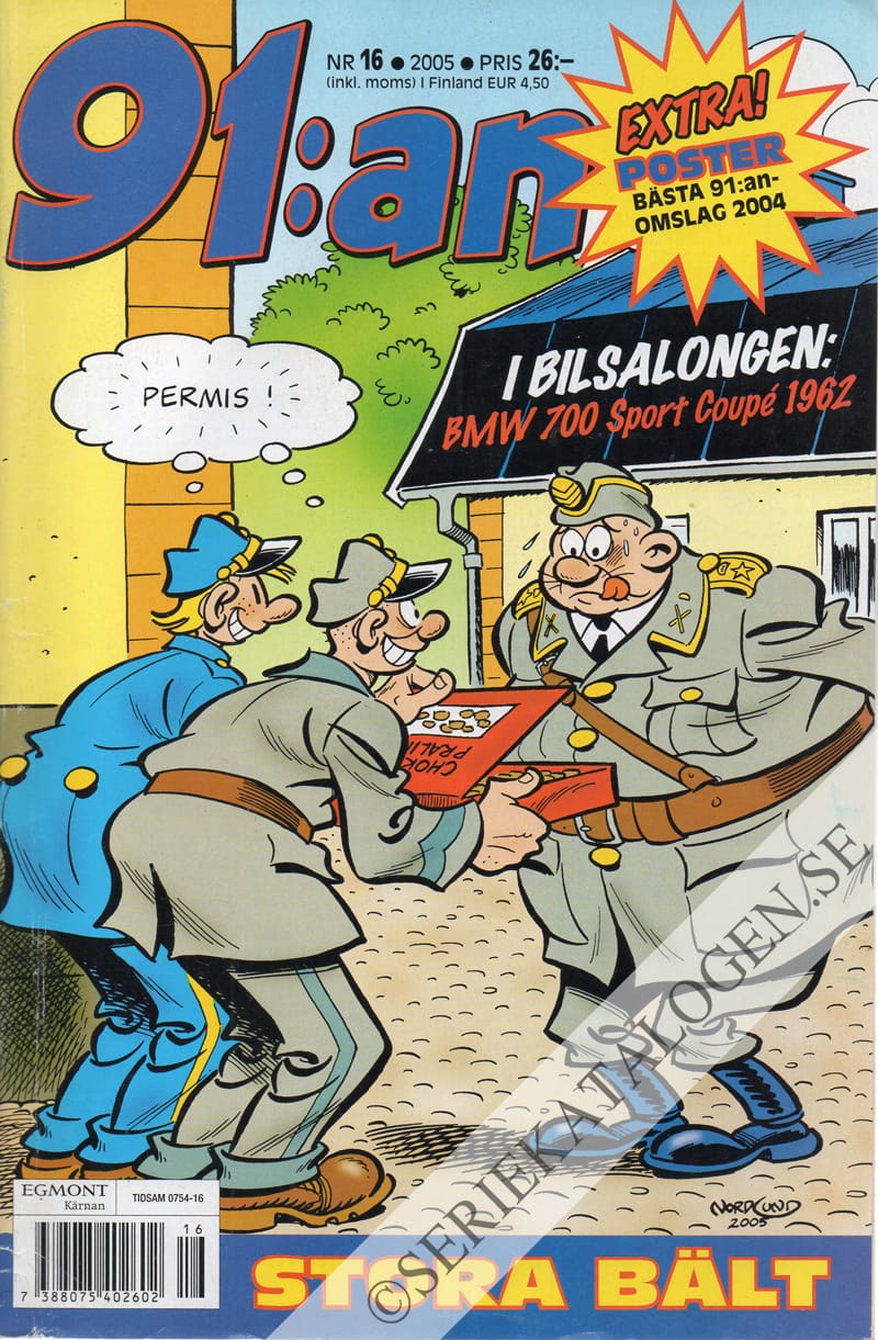 Framsida på 91:an #16 (2005)