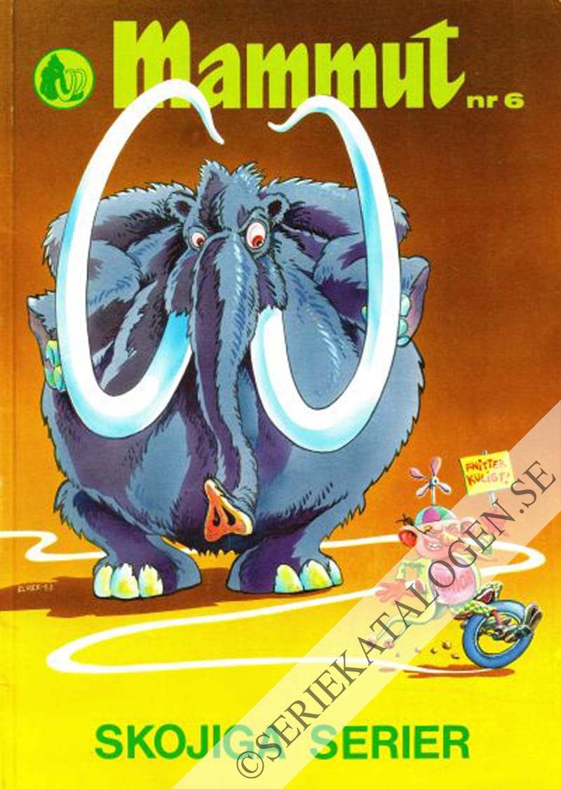Framsida på Mammut #6 (1983)