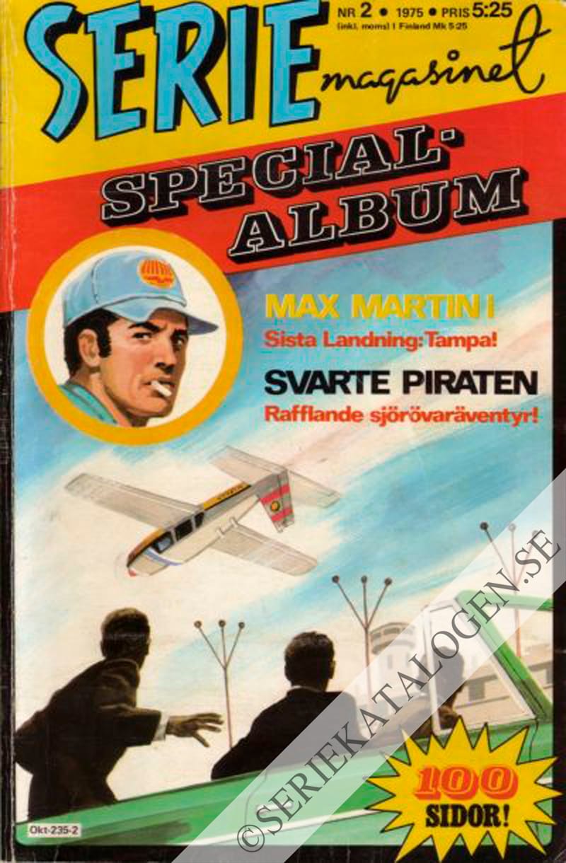 Framsida på Seriemagasinet specialalbum #2 (1975)