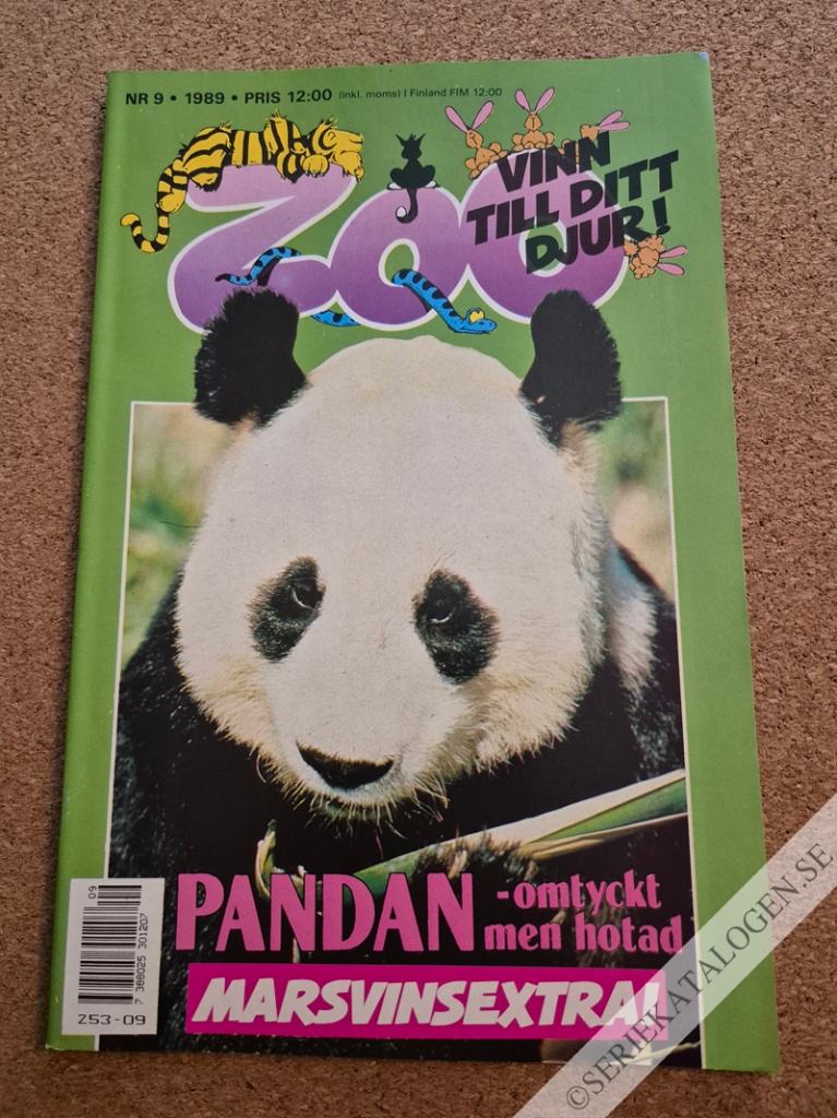 Framsida på Zoo #9 (1989)