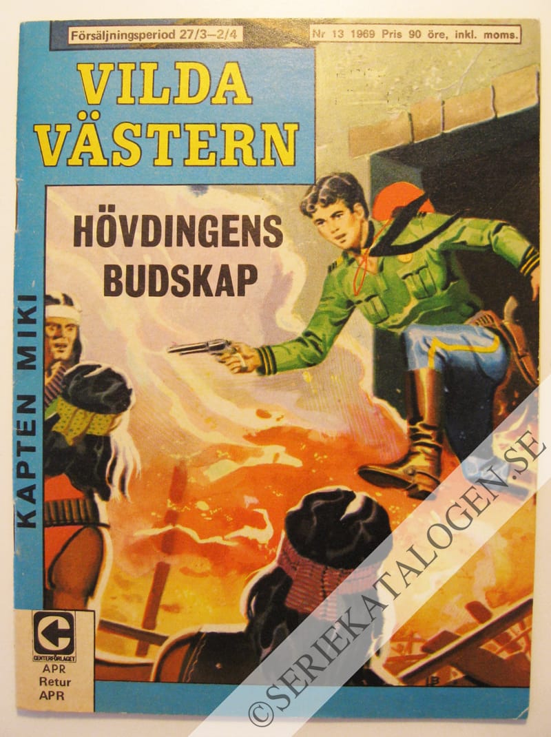 Framsida på Vilda Västern #13 (1969)