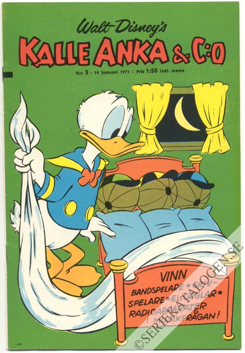 Framsida på Kalle Anka & C:o #3 (1971)
