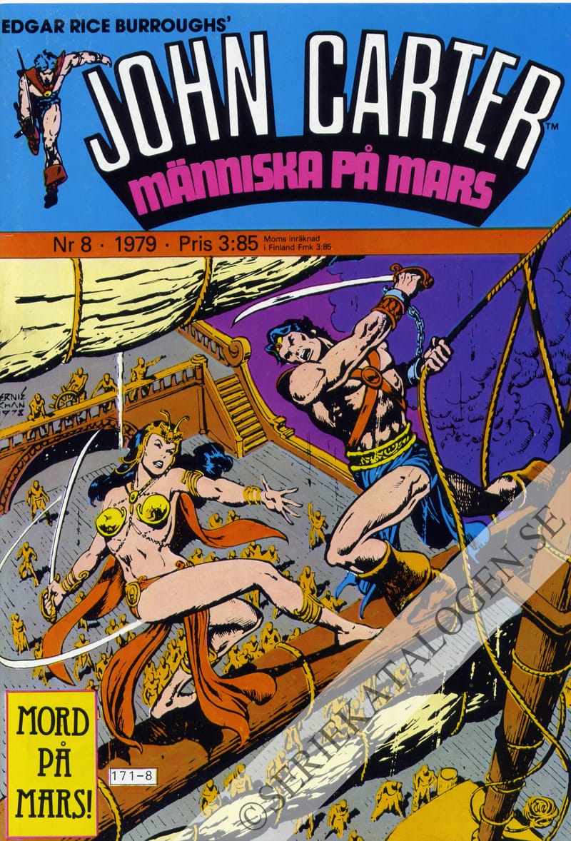 Framsida på John Carter #8 (1979)