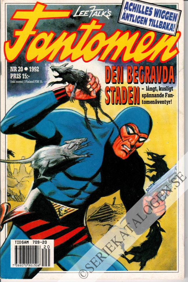 Framsida på Fantomen #20 (1992)