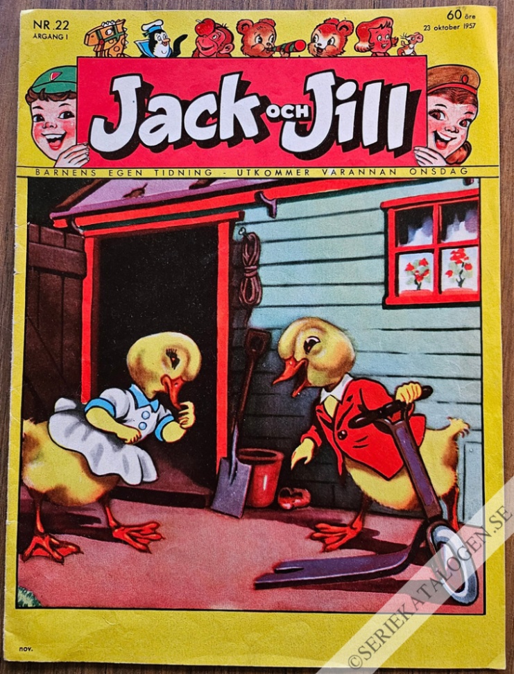 Framsida på Jack och Jill #22 (1957)