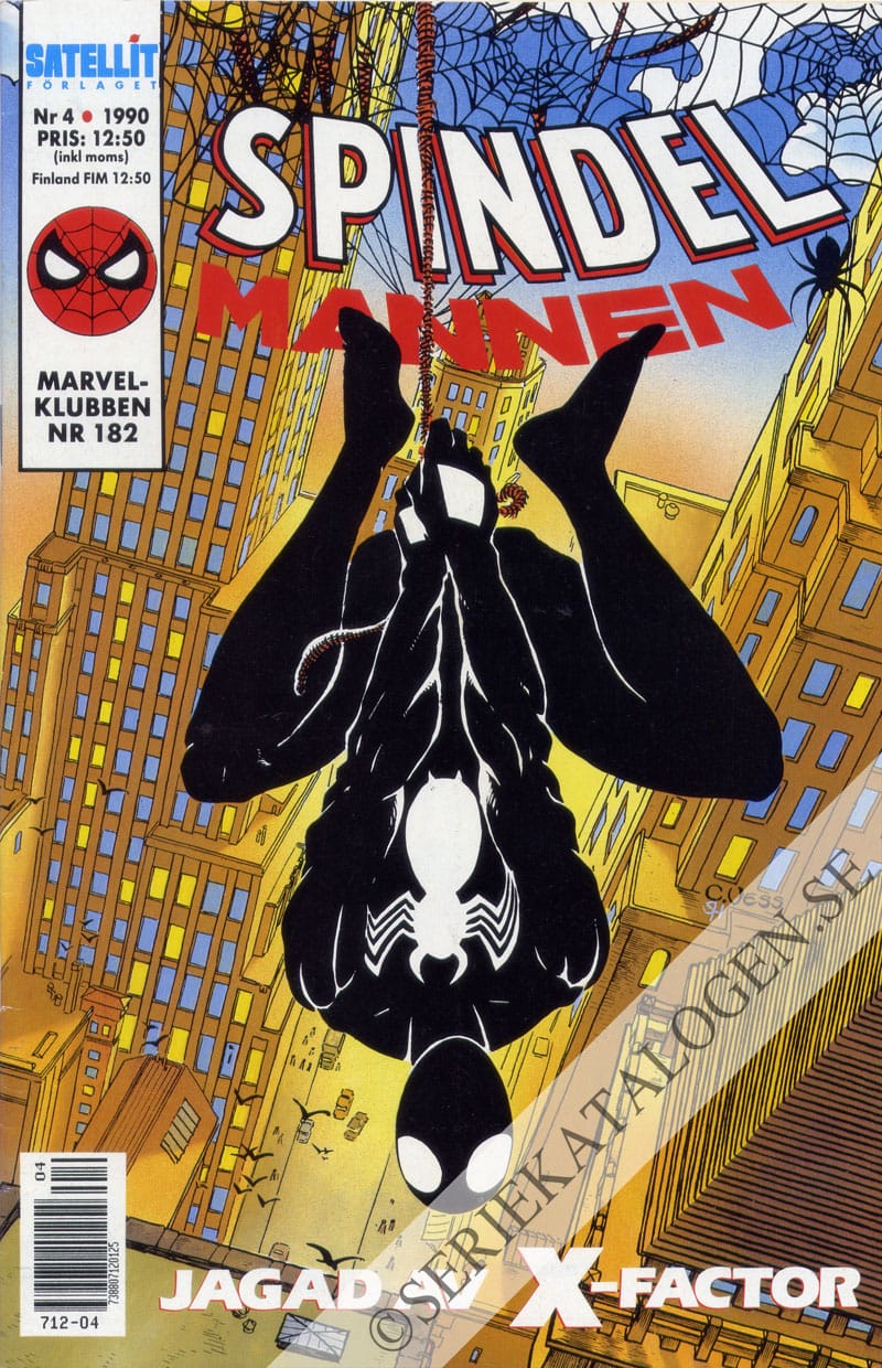 Framsida på Spindelmannen #4 (1990)